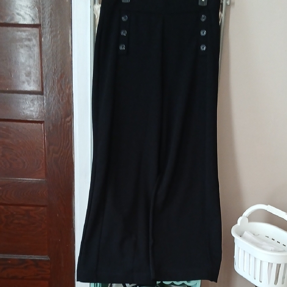 LOFT Pants - New Loft L Petites Bkack Wide Leg Pants